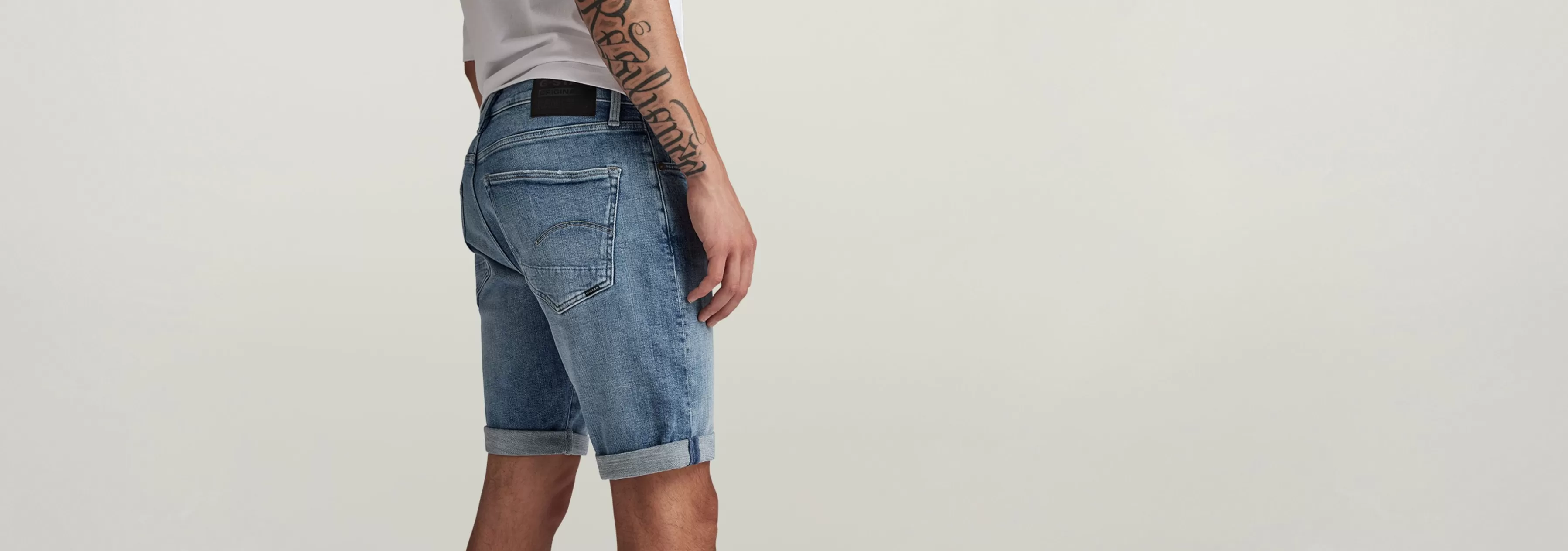 3301 Slim Denim Shorts-G-Star Shop