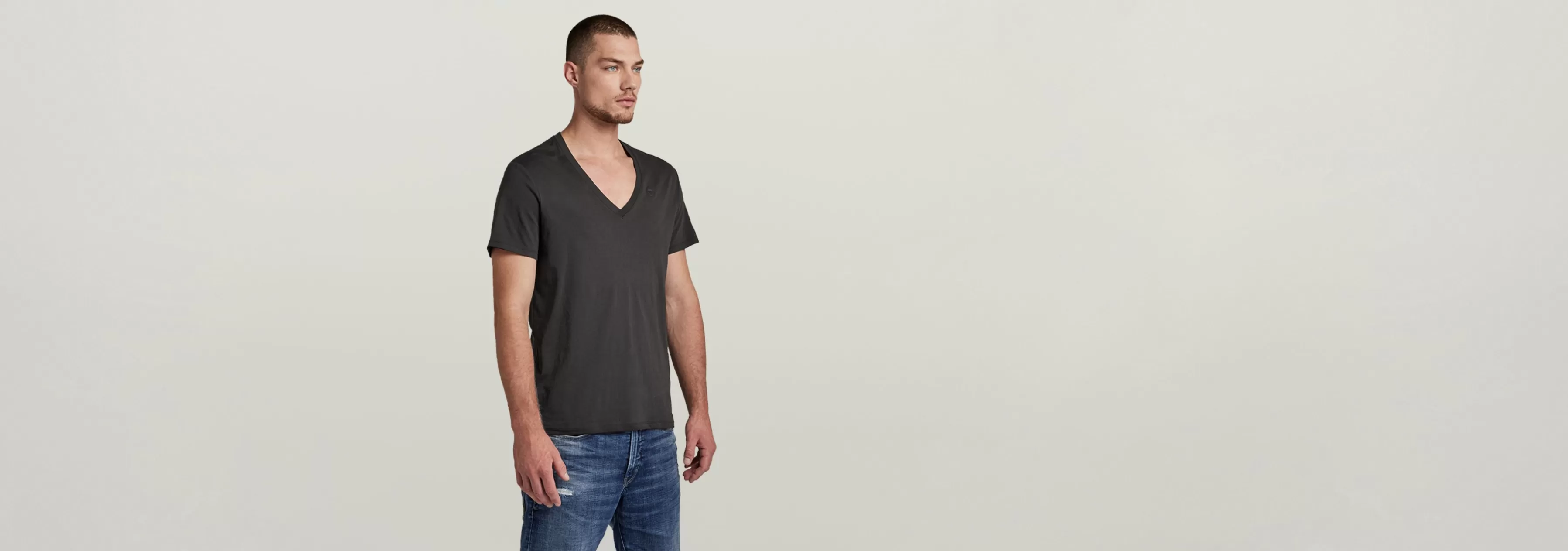 Base Heather V-Neck T-Shirt 2-Pack-G-Star Best Sale