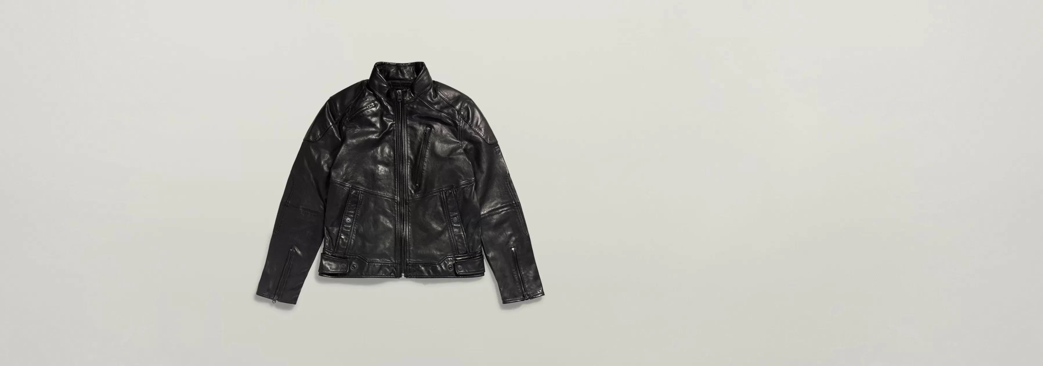 Biker Leather Jacke-G-Star Fashion