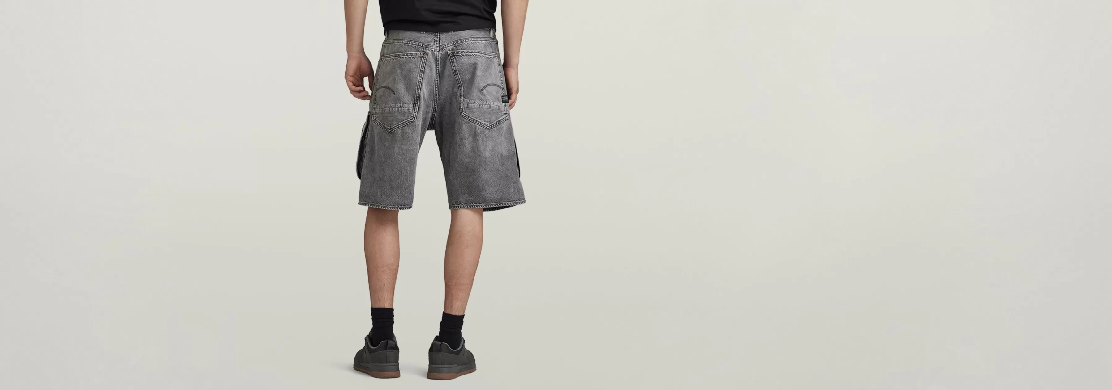 Denim Cargo Loose Shorts-G-Star Best