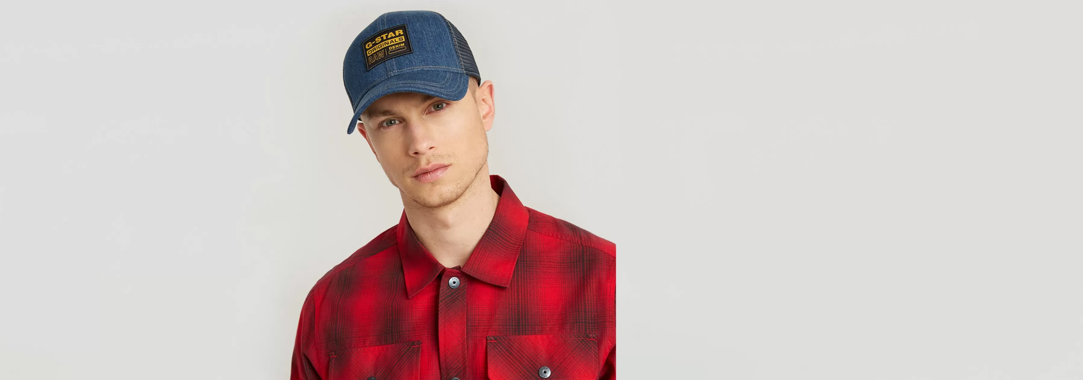 Denim Embro Baseball Trucker Cap-G-Star Best Sale