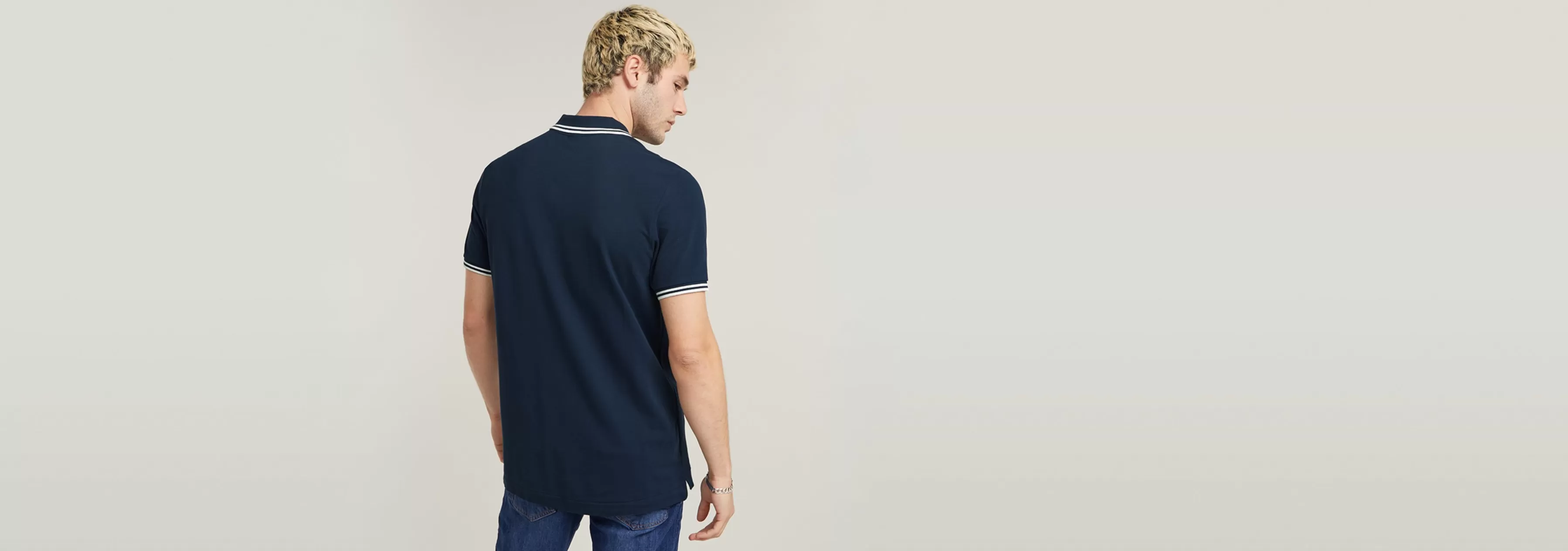 Dunda Slim Stripe Poloshirt-G-Star Flash Sale