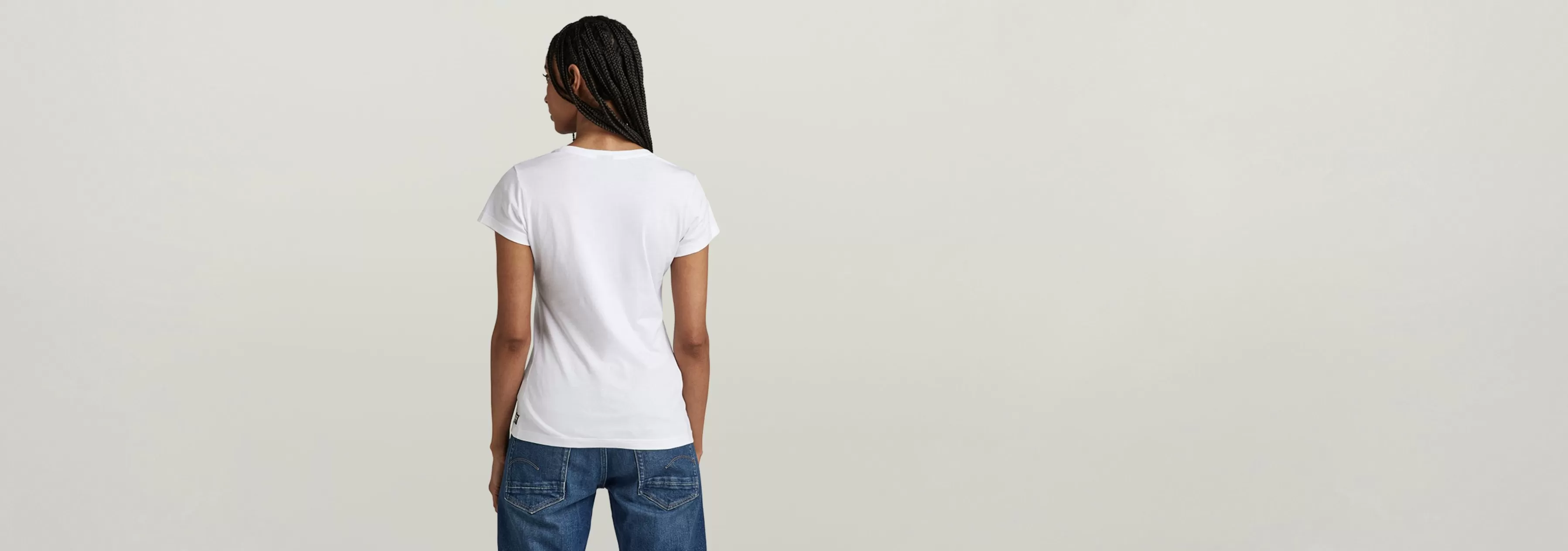 Eyben Slim V-Neck Top 2.0-G-Star Hot