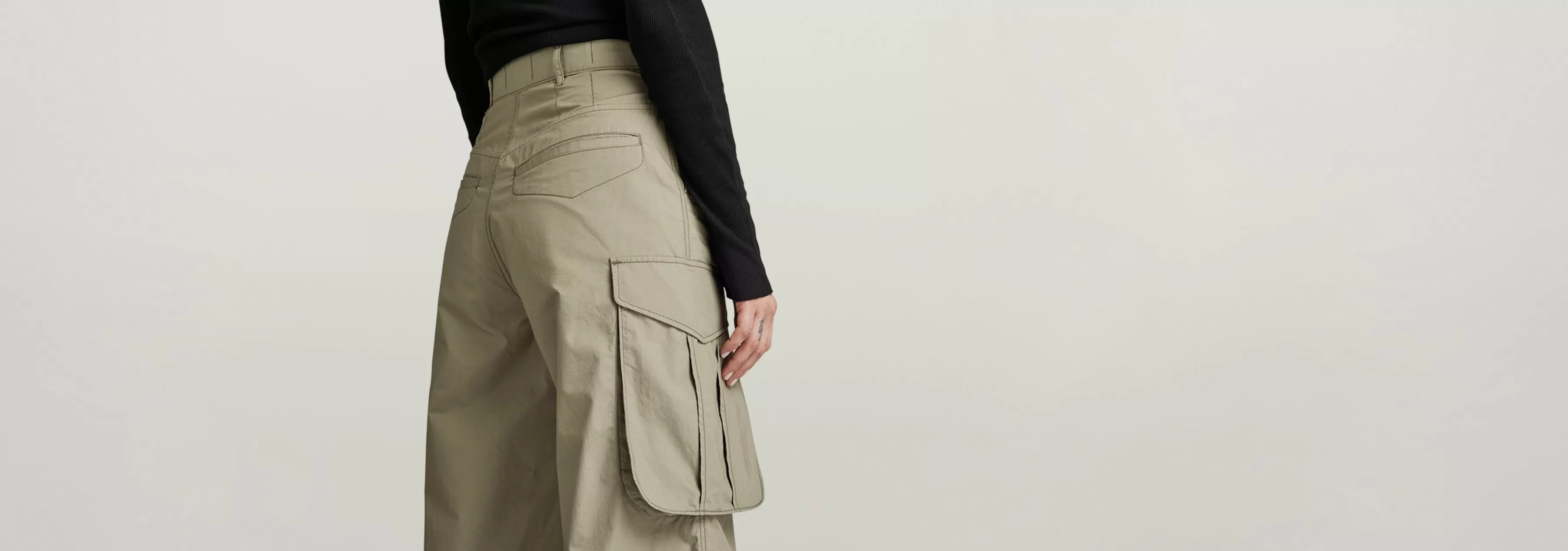 High Waist Cargohose-G-Star Fashion