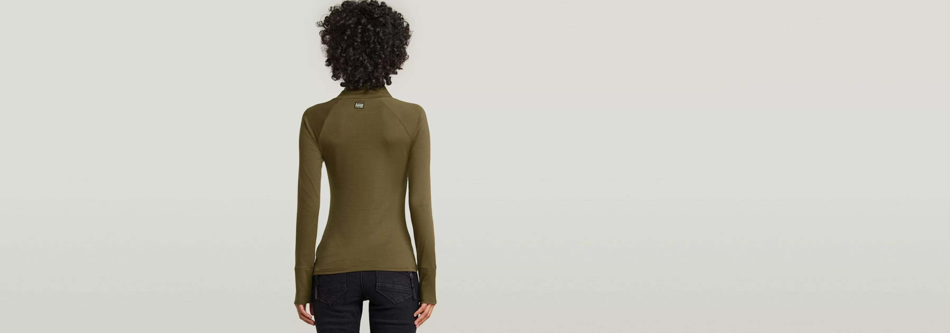 Lecite Slim Turtle Neck Top-G-Star Online