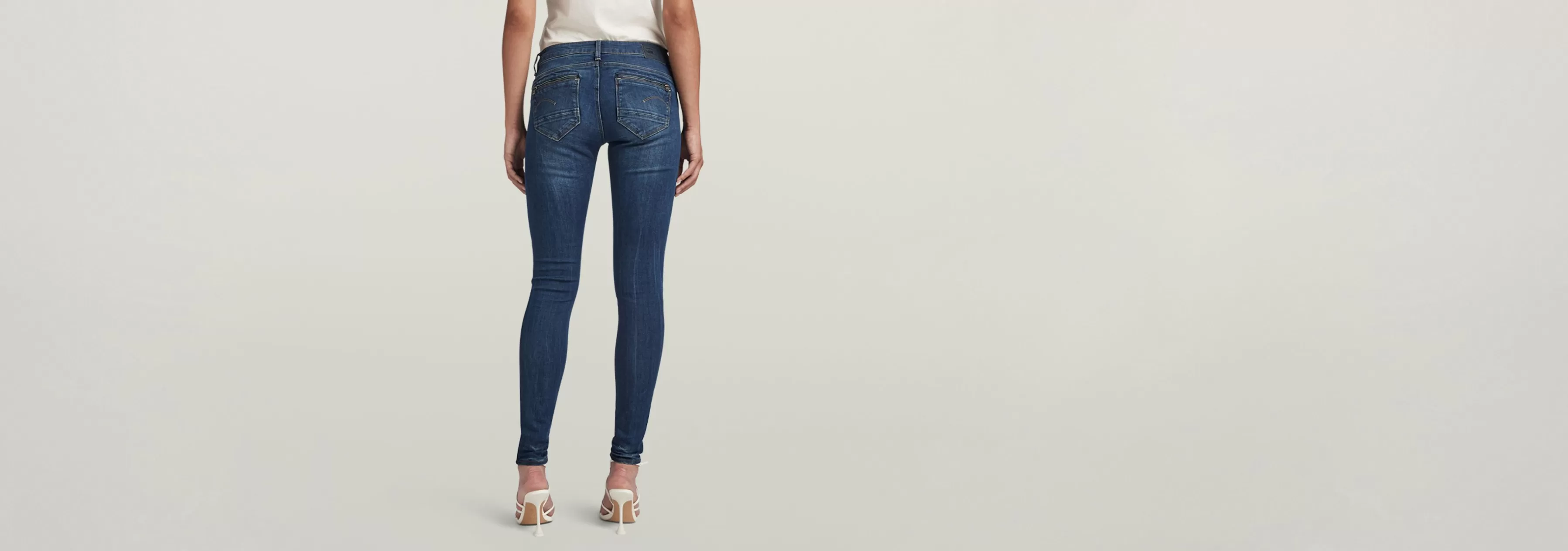 Midge Zip Mid-Waist Skinny Jeans-G-Star Outlet