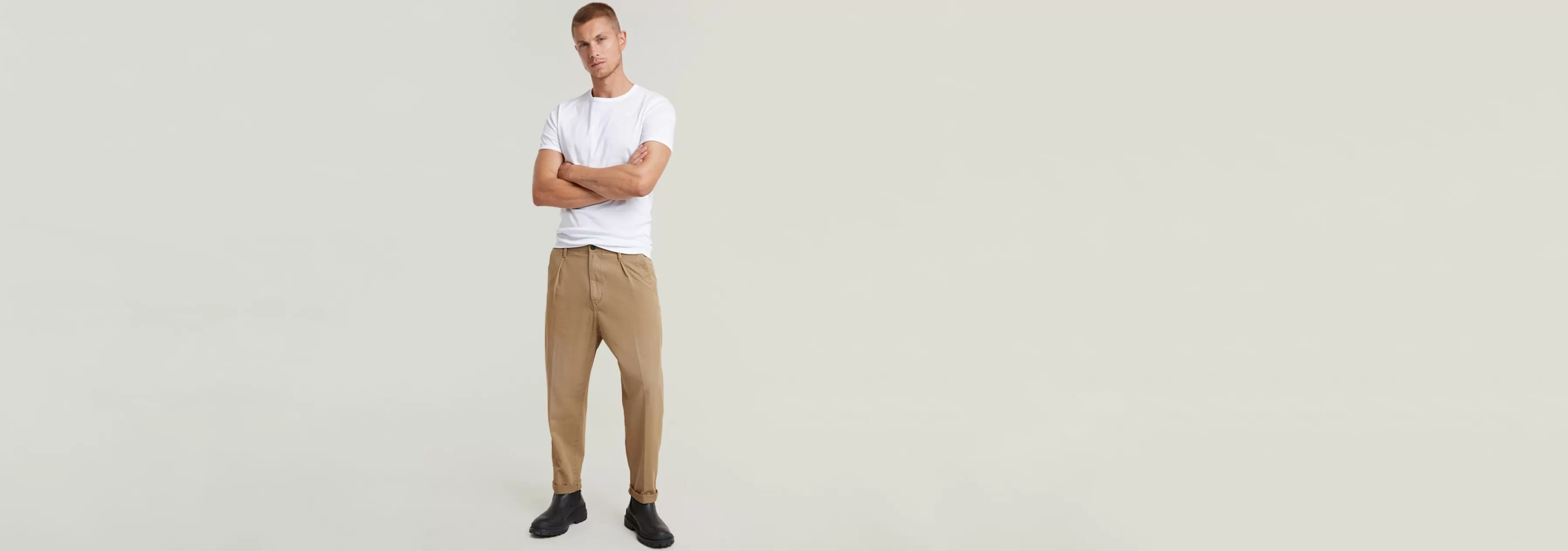 Pleated Chino Relaxed-G-Star Shop