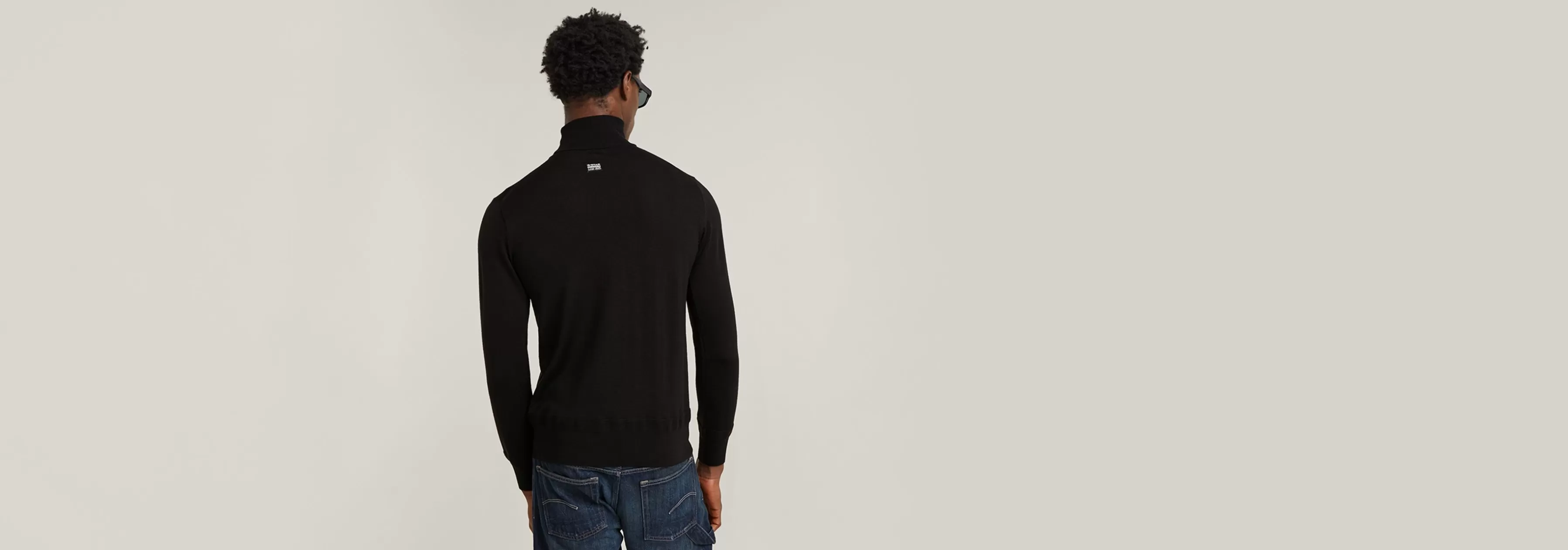 Premium Core Turtle Neck Knitted Pullover-G-Star Clearance