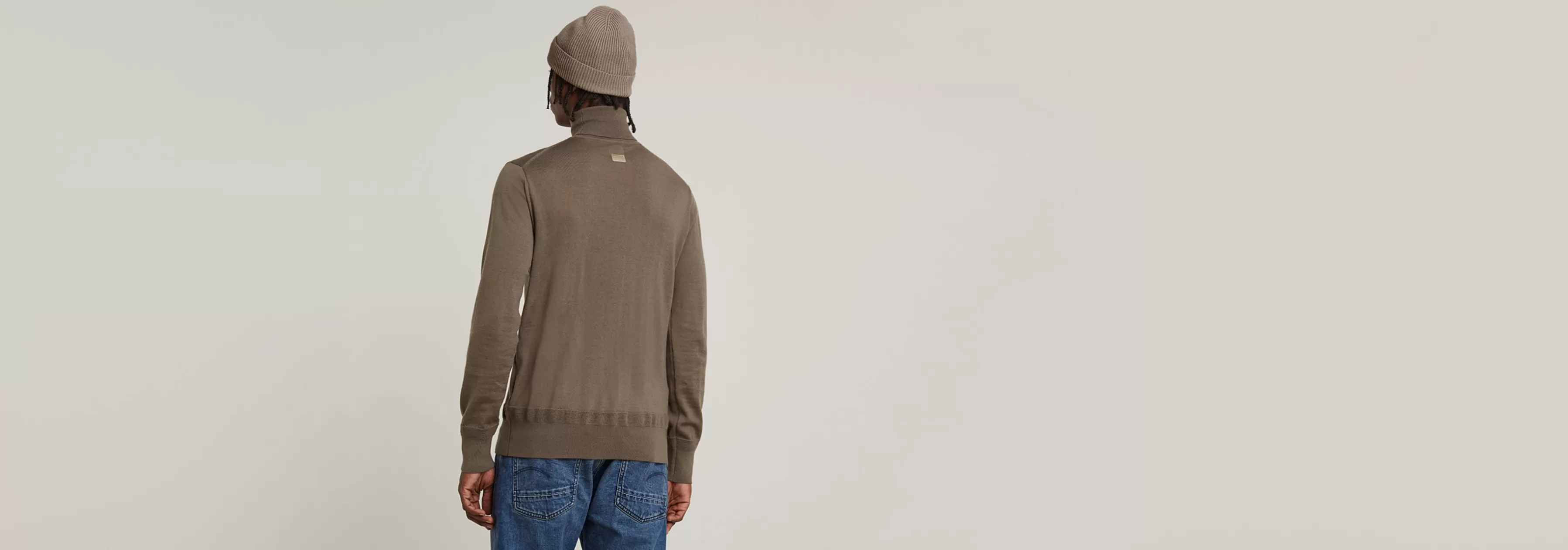 Premium Core Turtle Neck Knitted Pullover-G-Star Flash Sale