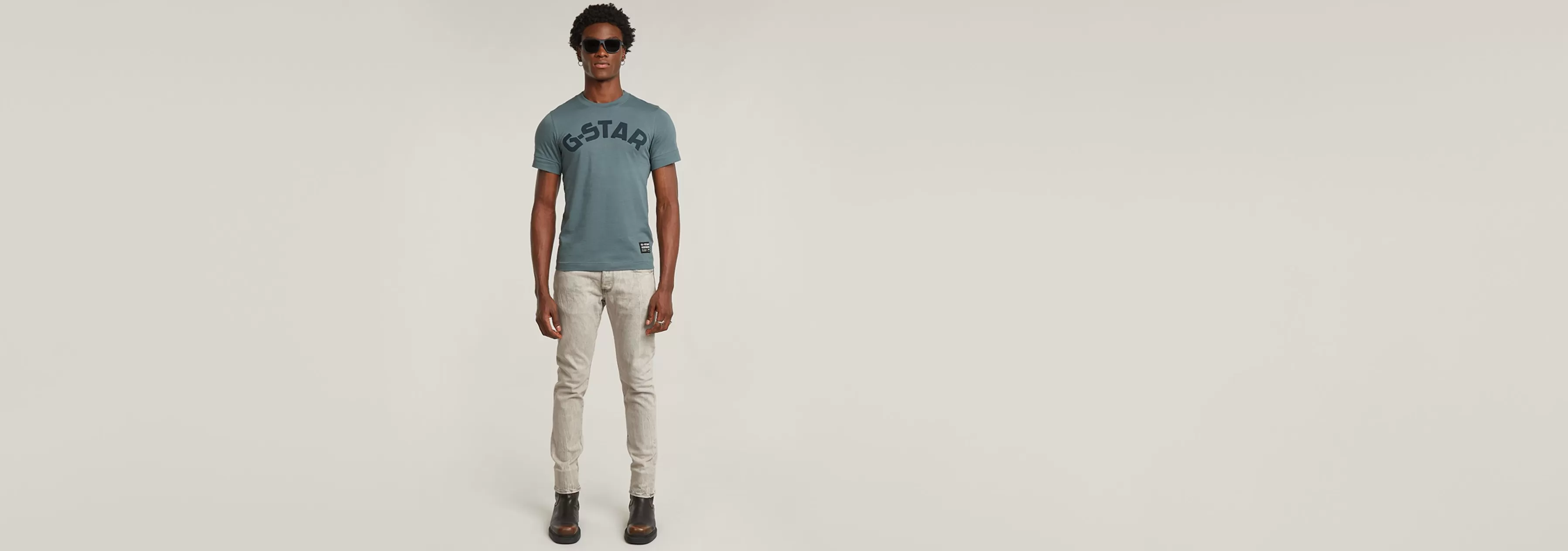 Puff Logo Slim T-Shirt-G-Star Discount