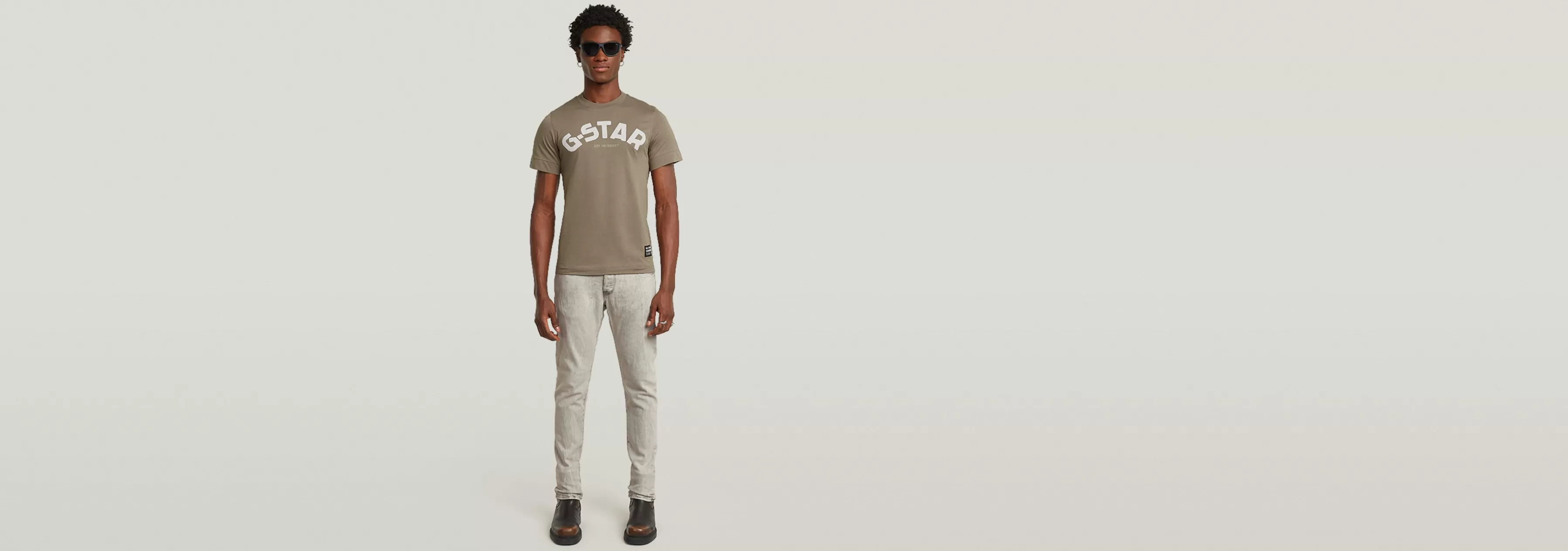 Puff Logo Slim T-Shirt-G-Star Hot