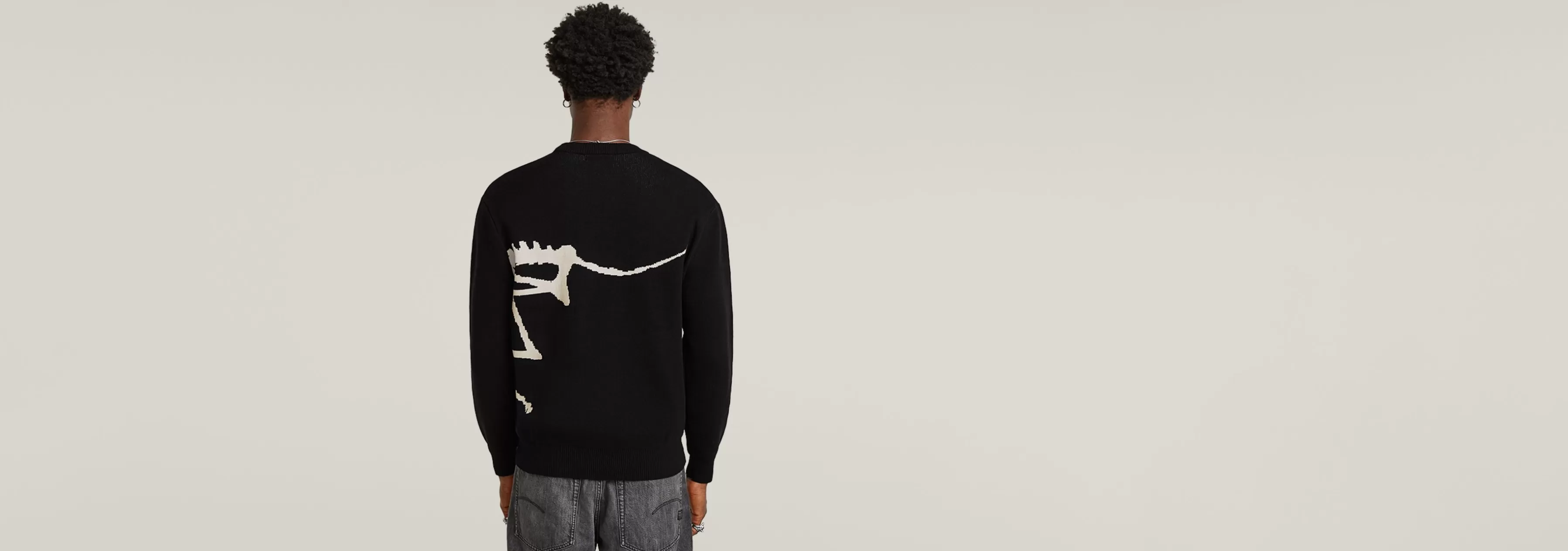 Running Dog Graphic Knitted Pullover-G-Star Store