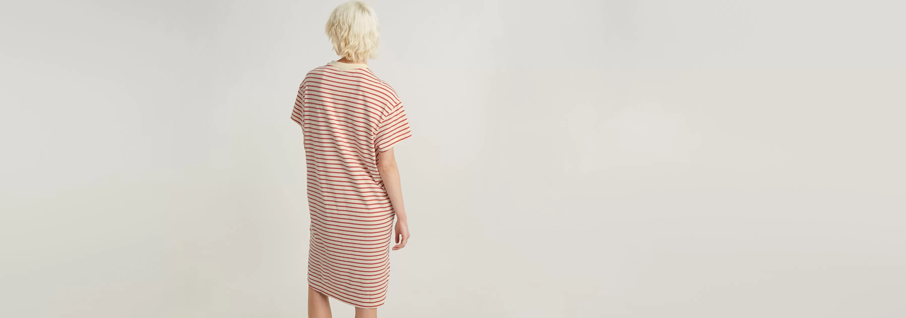 Striped Loose T-Shirt Kleid-G-Star Flash Sale